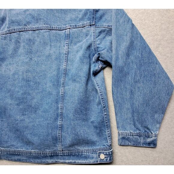 TikTok Men's Denim Jacket 4XL Blue - Picture 6 of 12